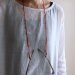 画像2: グラスコード（メガネ紐）さざれ珊瑚　７０ｃｍ／５０ｃｍ (2)
